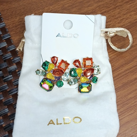 Jewelry - ALDO Colorful Cluster Pierced Earrings 😍